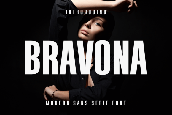 Bravona Bold Font: The Modern Typeface for Striking Visual Statements