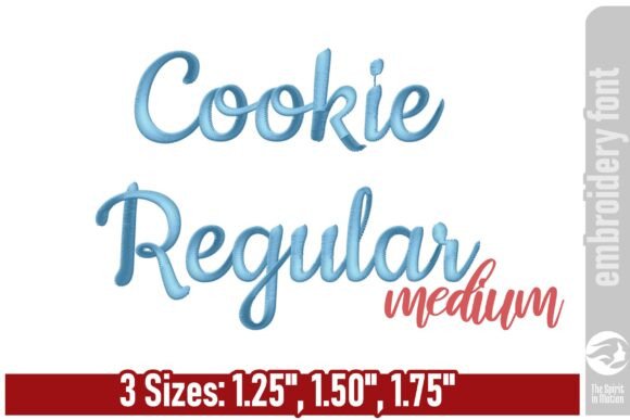Cookie Regular Embroidery Font - Medium: A Guide to Elegant Script Digitizing