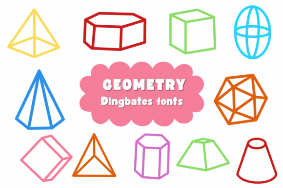 Evaluating Geometry: An Abstract Dingbats Font for Creative Projects