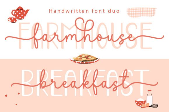Farmhouse Breakfast Duo: A Perfect Blend of Elegance and Clarity for Designers and Creators