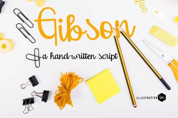 Gibson: Elevating Design with Authentic Hand-Crafted Typography
