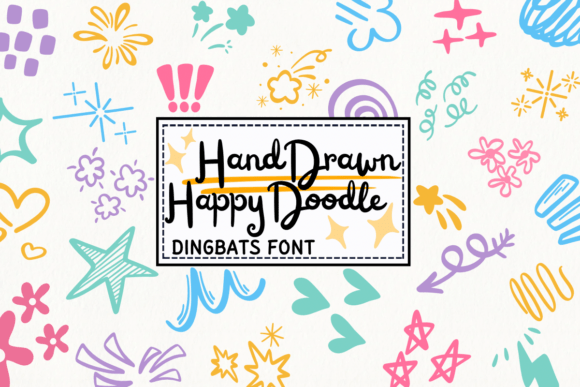 Hand Drawn Happy Doodle: Whimsical Font Magic