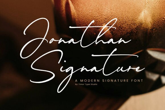 Jonathan Signature: A Modern Signature Font for Every Designer