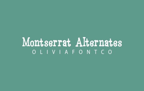 Making Your Designs Shine with Montserrat Alternates