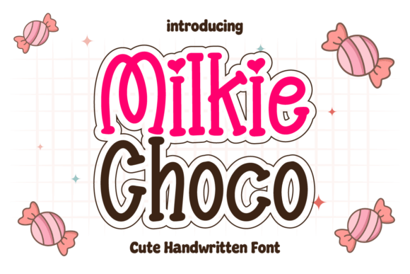 Milkie Choco: Strategic Application of Playful Typography in Brand and Product Design