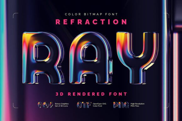 Refraction Ray: A Fresh Approach to Creative Typography