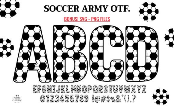 Soccer Army: Bridging Athletic Dynamism and Modern Typography