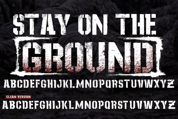Stay on the Ground Font: A Bold Choice for High-Impact Design
