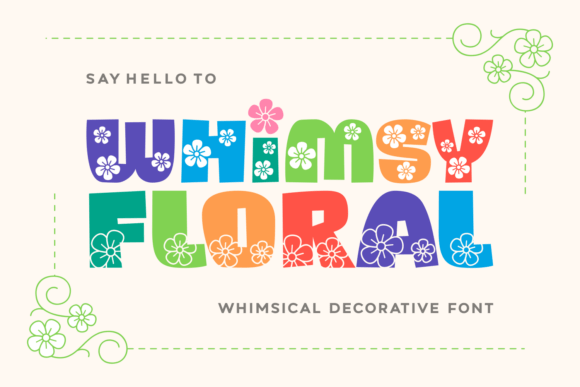Whimsy Floral: Strategic Application of Decorative Typography in Brand Identity