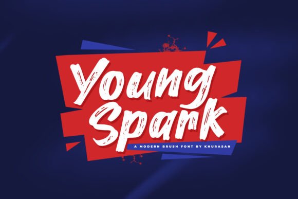 Young Spark: Elevating Visual Identity with a Modern Brush Font